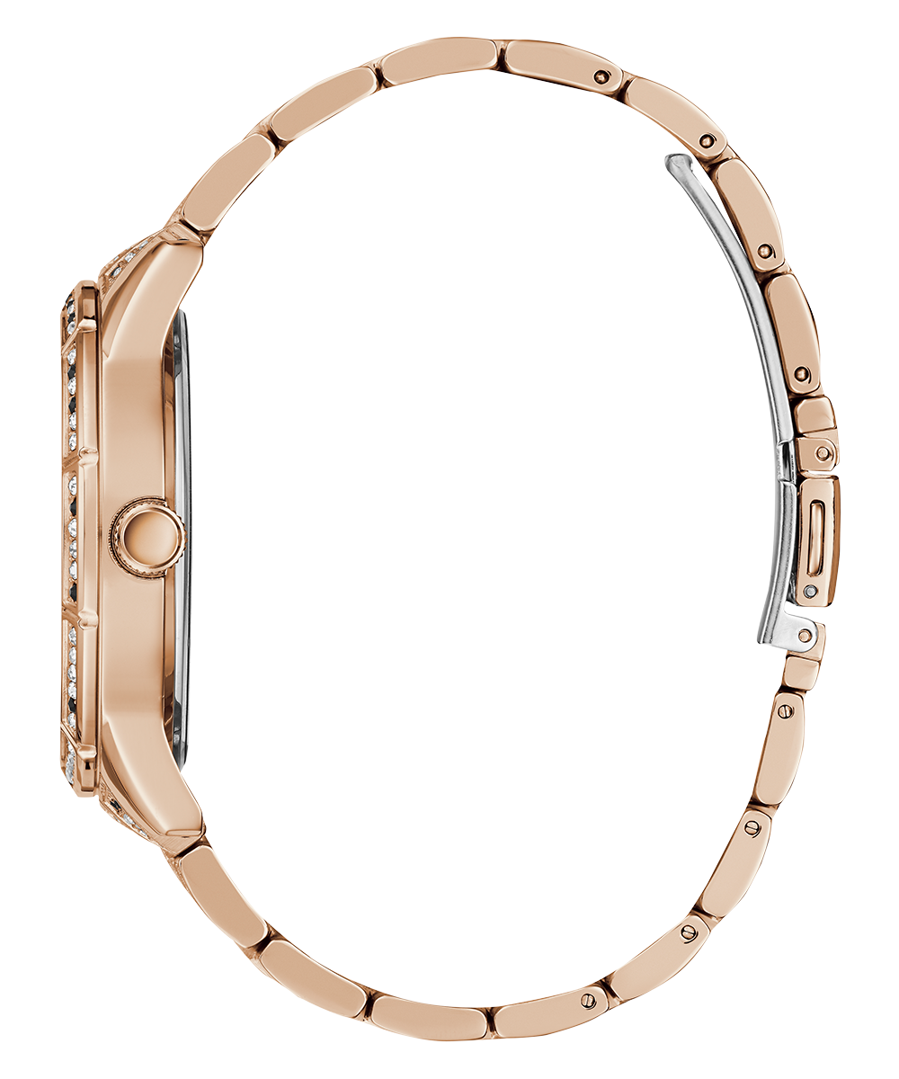 GUESS Ladies Rose Gold Tone Multi-function Watch