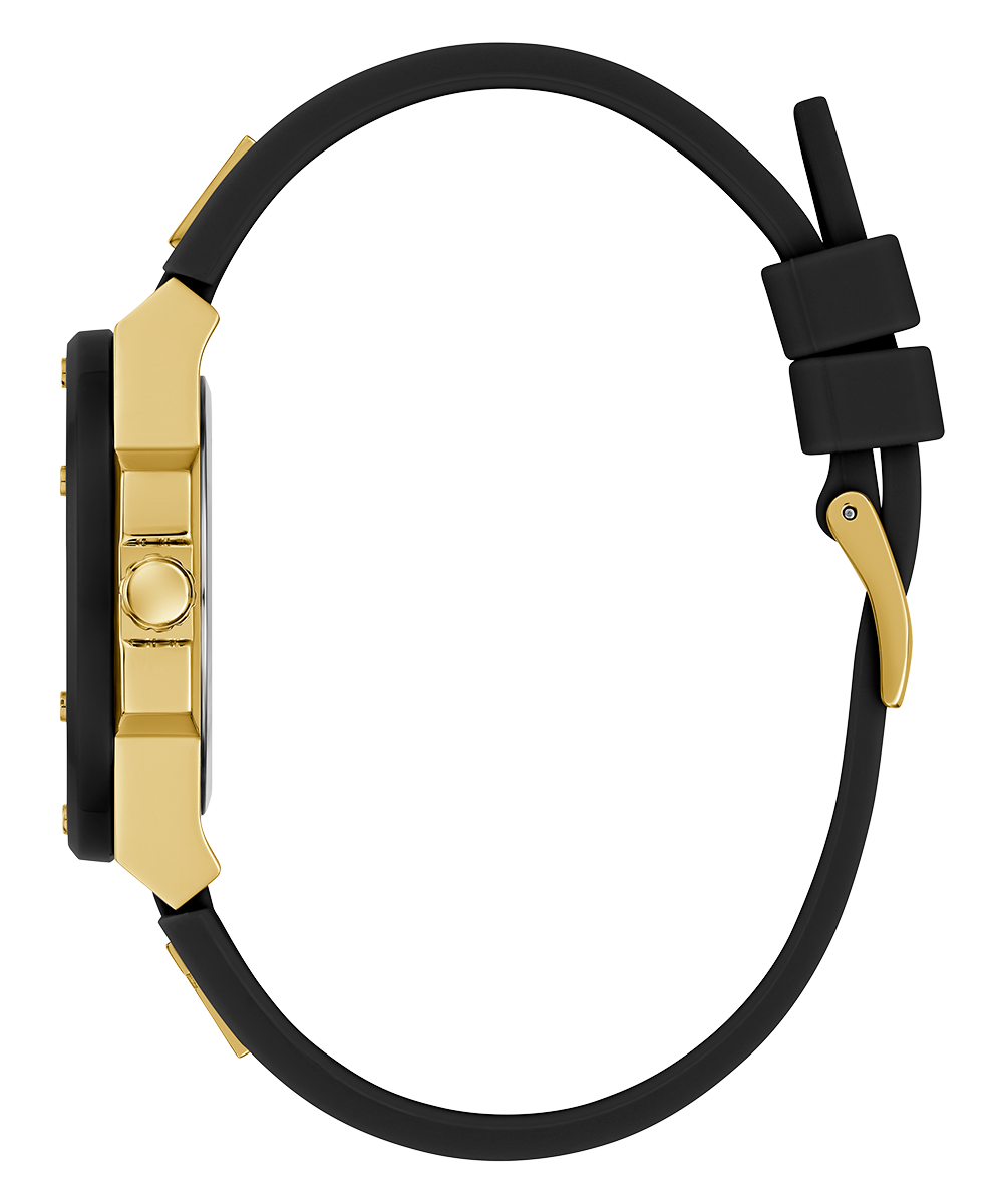 GUESS Ladies Black 2-Tone Analog Watch
