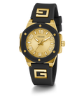 GUESS Ladies Black 2-Tone Analog Watch