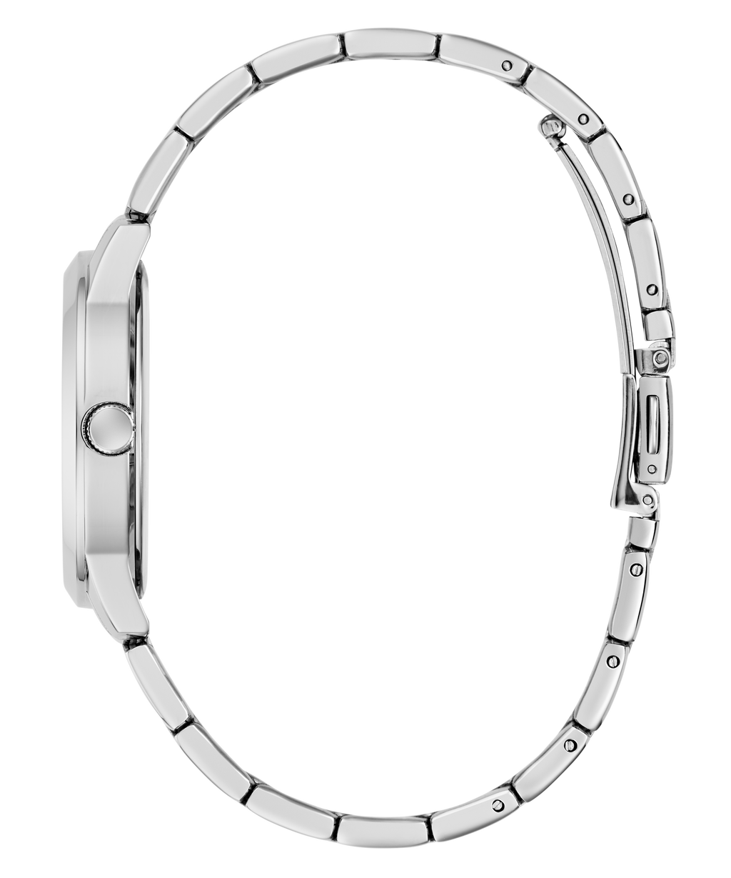 GUESS Ladies Silver Tone Analog Watch