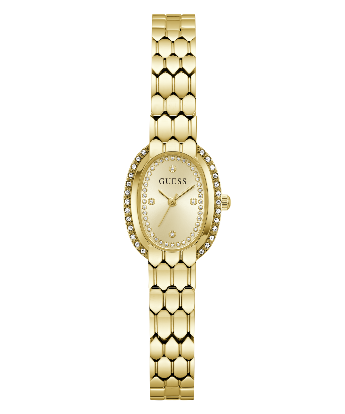 GUESS Ladies Viola Gold Tone Analog Watch