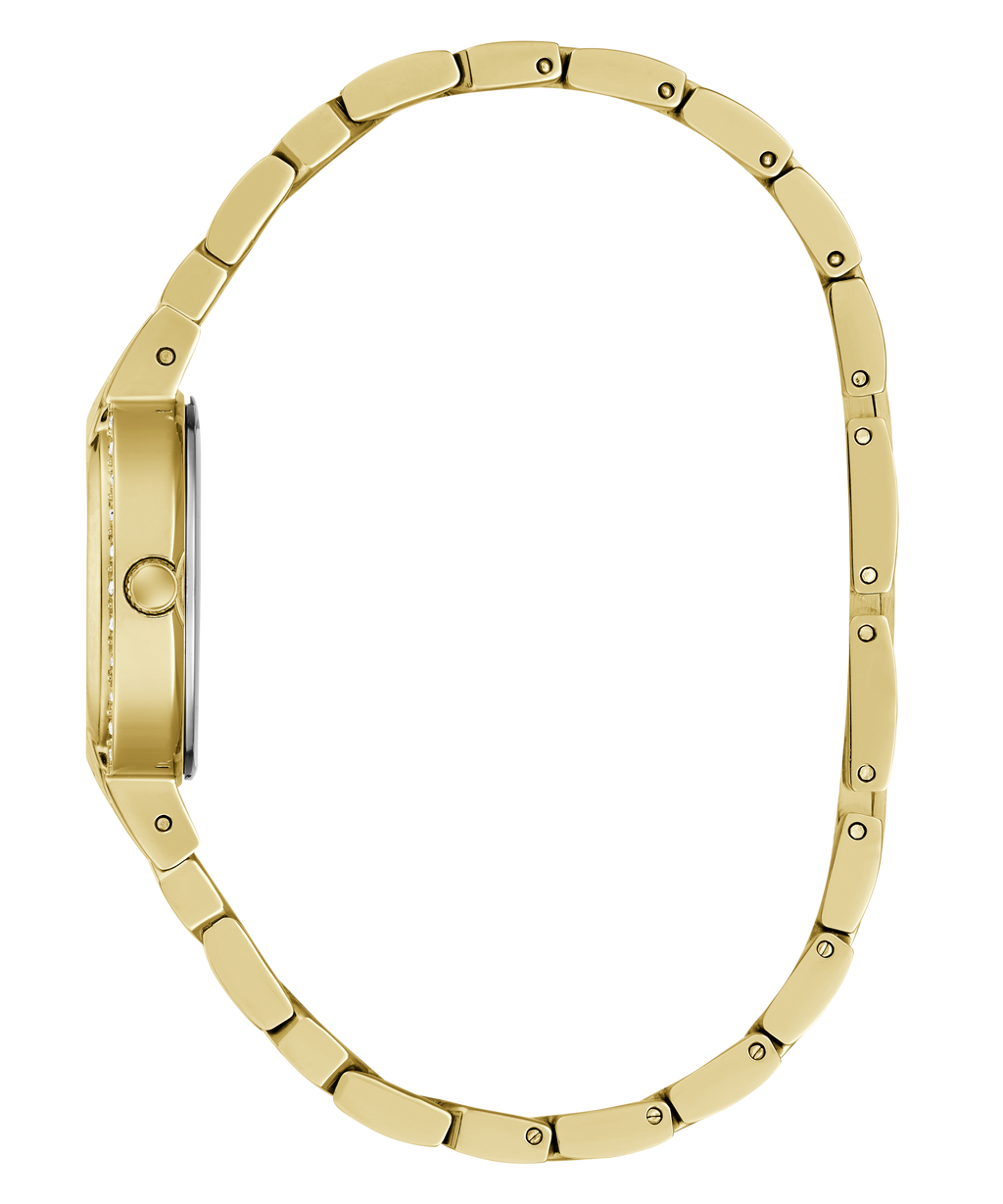 GUESS Ladies Viola Gold Tone Analog Watch