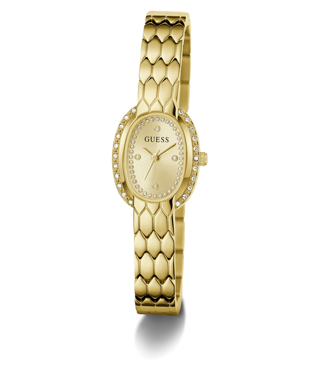 GUESS Ladies Viola Gold Tone Analog Watch